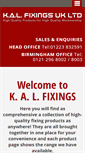 Mobile Screenshot of kalfixings.com